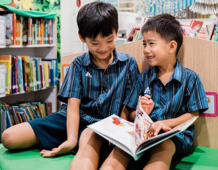 Boys Reading AIS Singapore