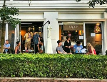 Dining At The Stoep At High Tide In Mui Wu, Lantau Island