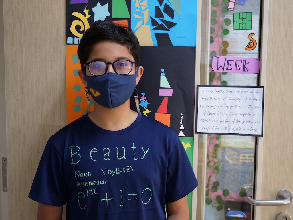 Student With Mask NLCS Singapore