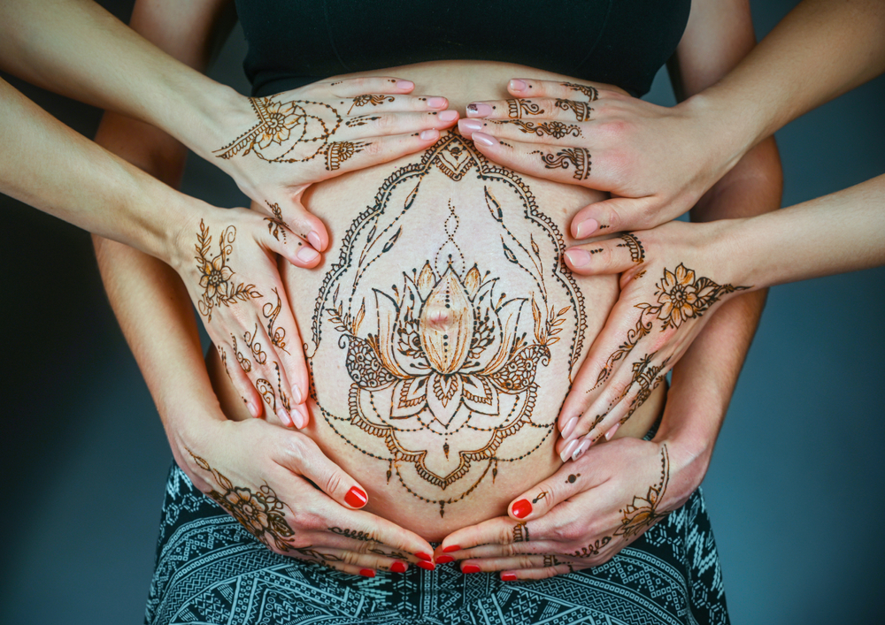 belly art and photography in Bali