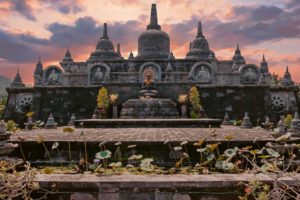 Visiting Temple Brahma Vihara Arama Banjar In North Bali