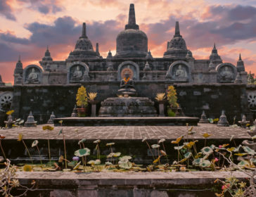 Visiting Temple Brahma Vihara Arama Banjar In North Bali