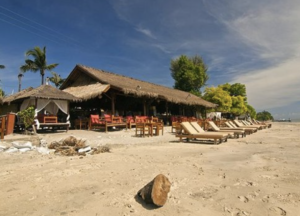 Chill Out Cafe & Bar at Gili Air in Bali, Indonesia