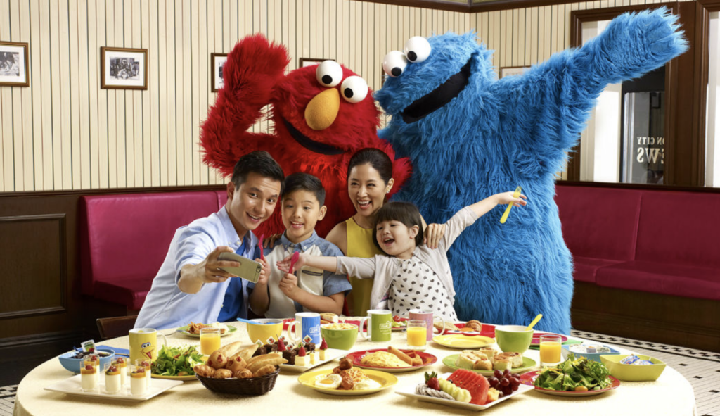 Sesame Street Breakfast Universal Studio Singapore