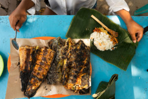 Jimbaran Fish And Seafood Barbeque In Bali With Kids