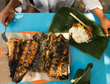 Jimbaran Fish And Seafood Barbeque In Bali With Kids