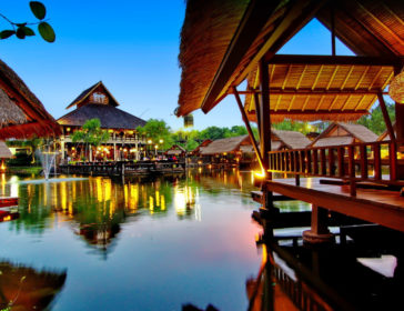 Talaga Sampireun Restaurant On The Lake In South Jakarta