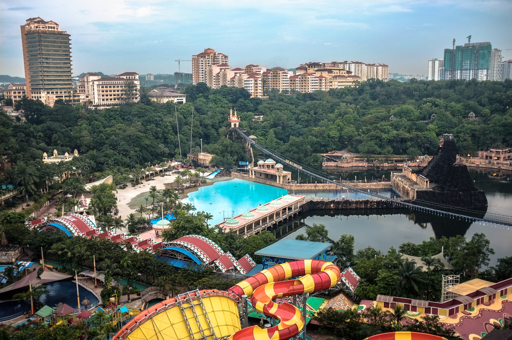Sunway Lagoon Amusement Park And Waterpark In Kuala Lumpur
