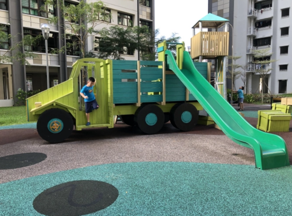 Truck and Tank playgrounds in Choa Chu Kang Singapore