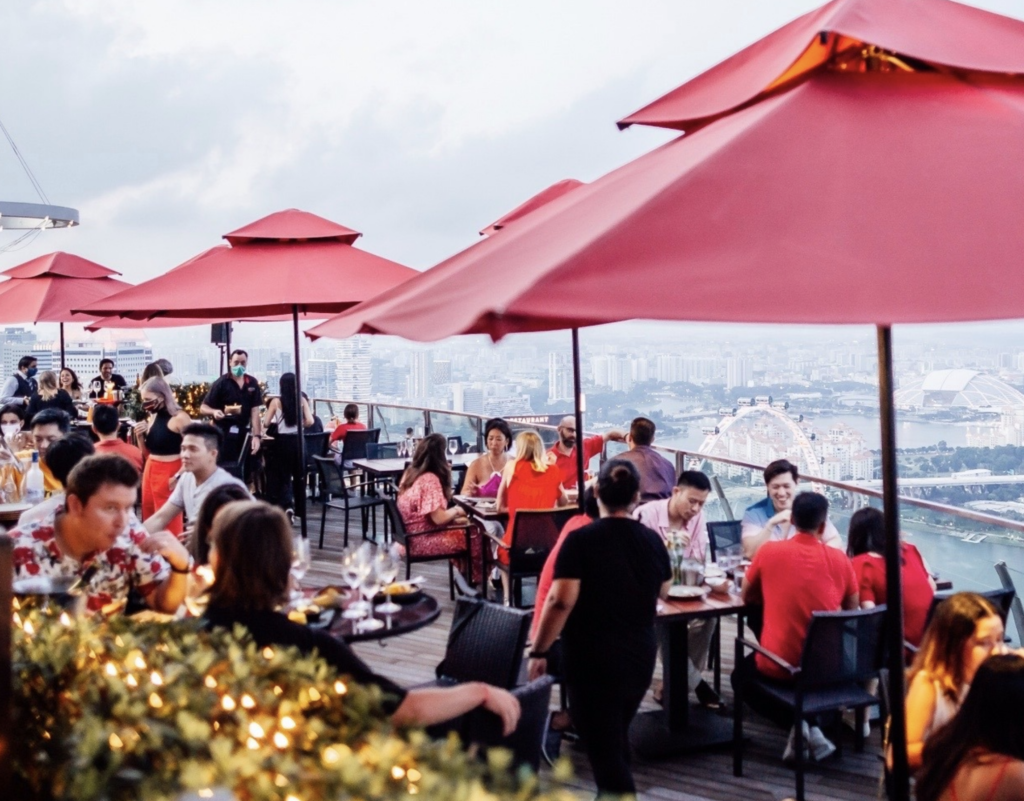 e La Ve Bar in Singapore at Marina Bay Sands