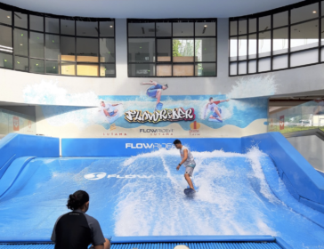 Indoor Surfing At FlowRider In Kuala Lumpur