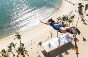 AJ Hackett Bungy Jumping In Sentosa, Singapore