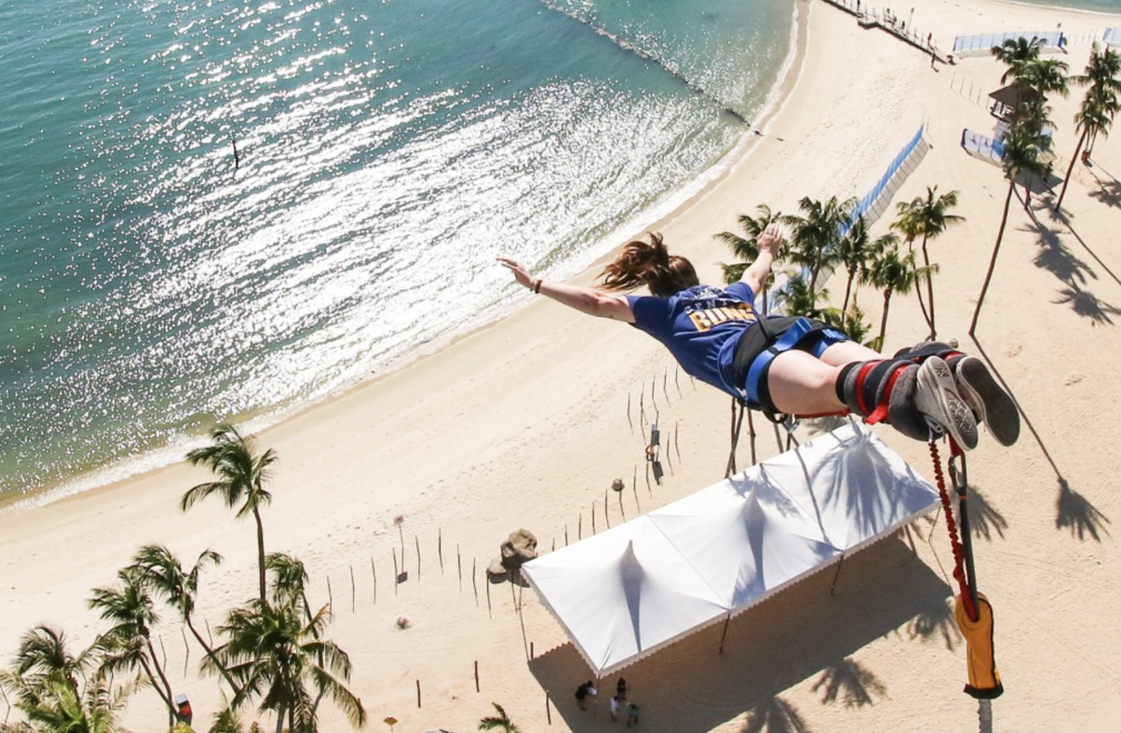 AJ Hackett First Bungy Jump At Sentosa Singapore | Little Steps Asia