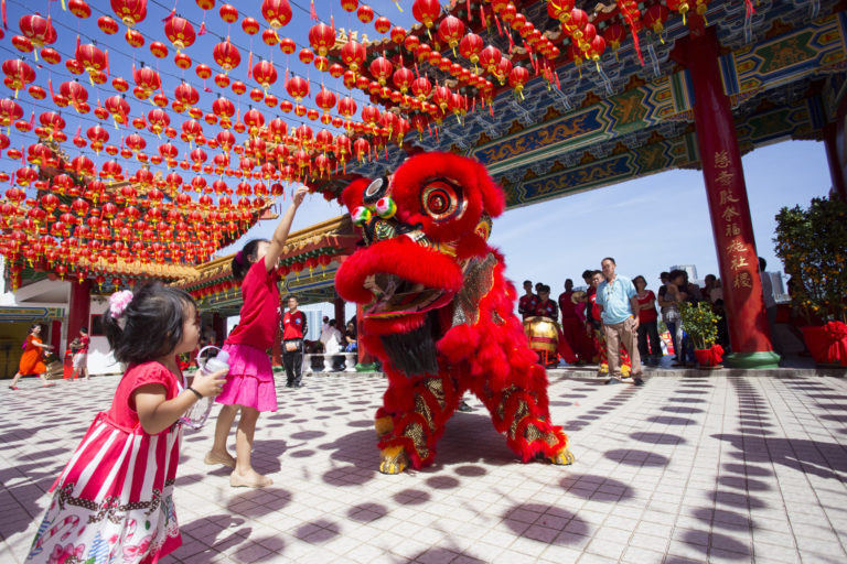 Lion Dance In Malaysia