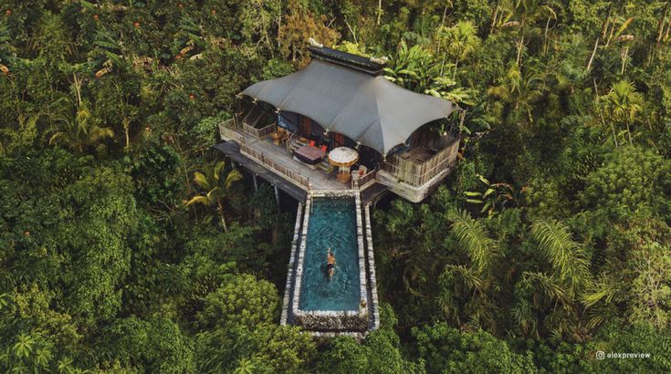 jungle resort for families bali