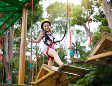 Treetop Canopy Adventures At Forest Adventure In Bedok Reservoir In Singapore