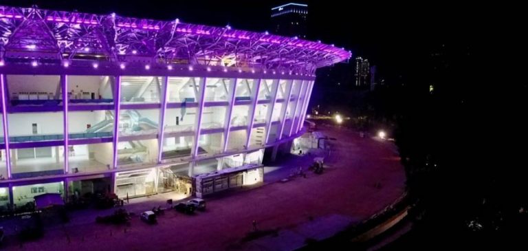 GBK Stadium At Night