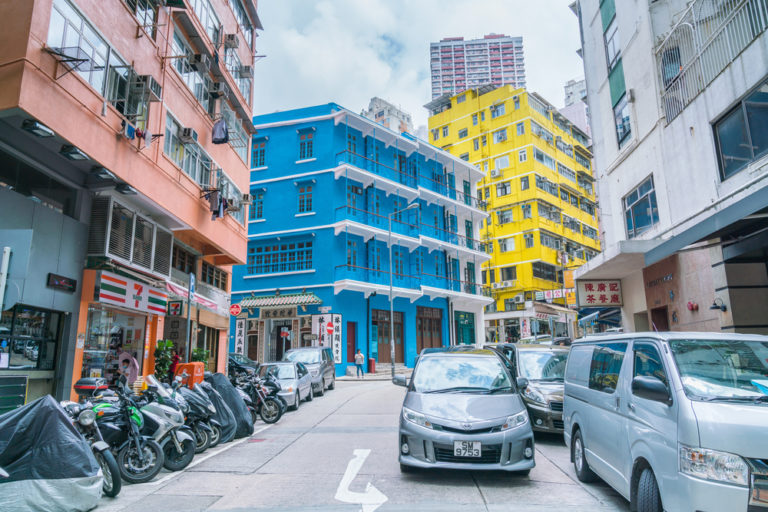 Historic Landmarks In Hong Kong - Blue House