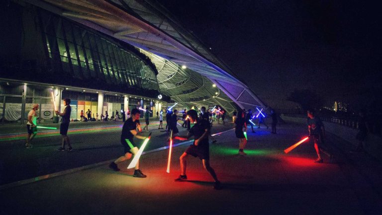 Play With Light Sabers In Singapore