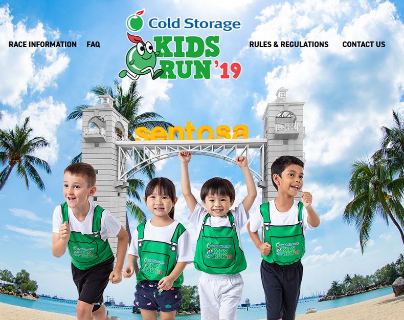 9 Family Runs In Singapore - COLD STORAGE KIDS RUN - May 2017