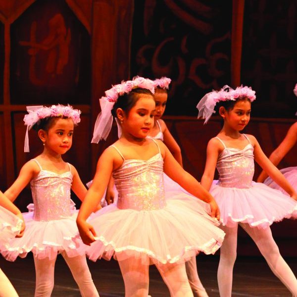 Girls Dancing Ballet At Ade Rayanti School of Ballet Jakarta