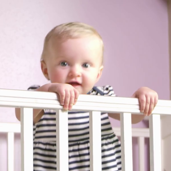 Baby In Cradle