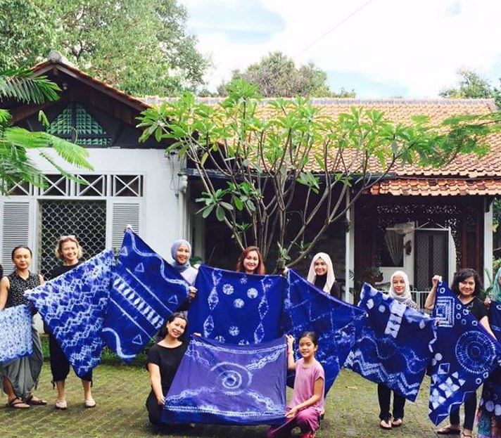 Basic Shibori Workshop - Bali - Little Steps Asia