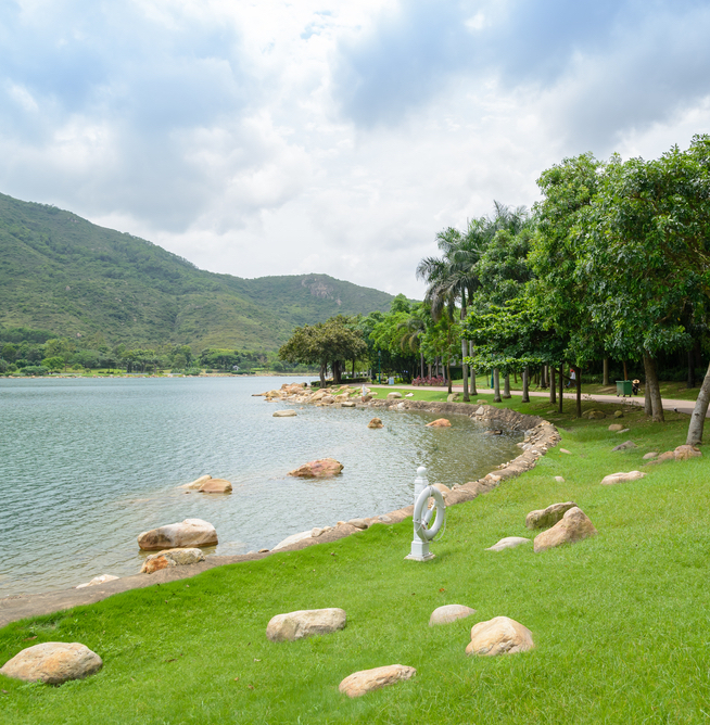 Inspiration Lake, Hong Kong Disneyland, Lantau, Hong Kong