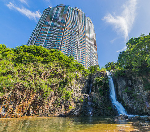 Pok Fu Lam Waterfall, Hong Kong