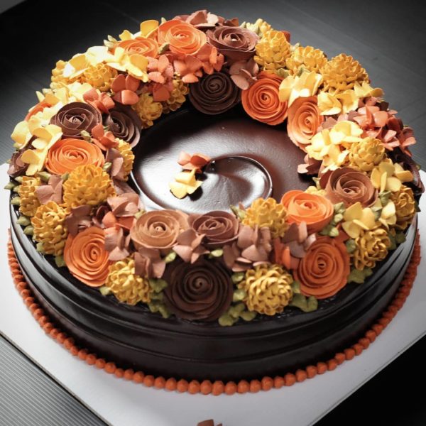Autumn Themed Birthday Cake By Better Chocolate Than Never