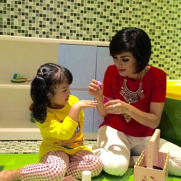 Mother and Daughter At Bubble & Me Spa Jakarta