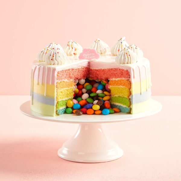 Rainbow Pinata Birthday Cake By Colette & Lola