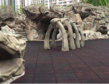 Amazing Dinosaur Park At Ping Shek Playground In Choi Hung