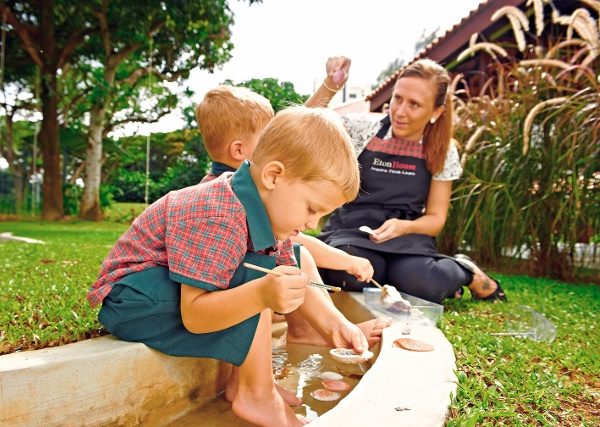 Children Playing Outdoors At EtonHouse Pre-school: South Jakarta