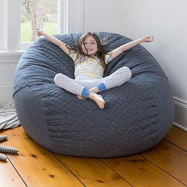 Girl Sitting On Bean Bag From FortyTwo Singapore