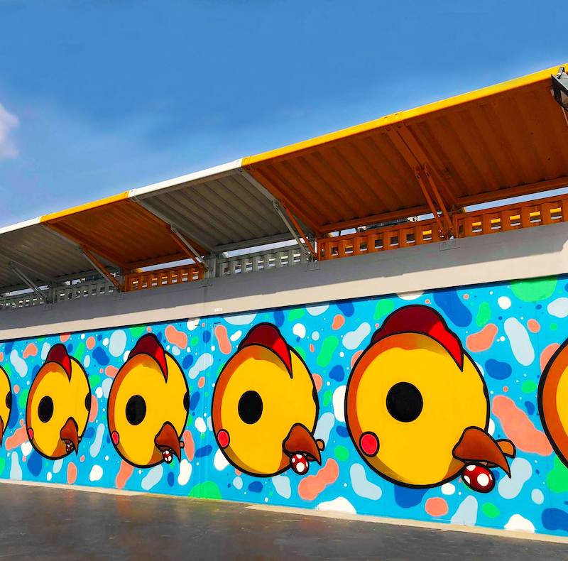 The Boxes In Yuen Long, Hong Kong