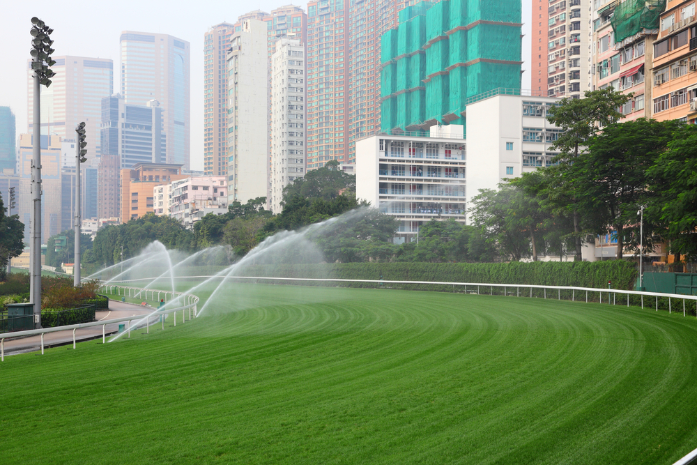 Happy Valley Race Course In Hong Kong