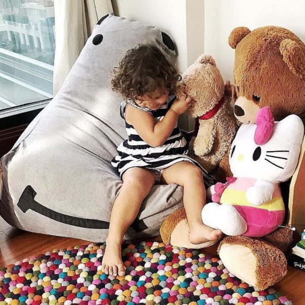 Child Sitting On A Bean Bag From HipVan Singapore