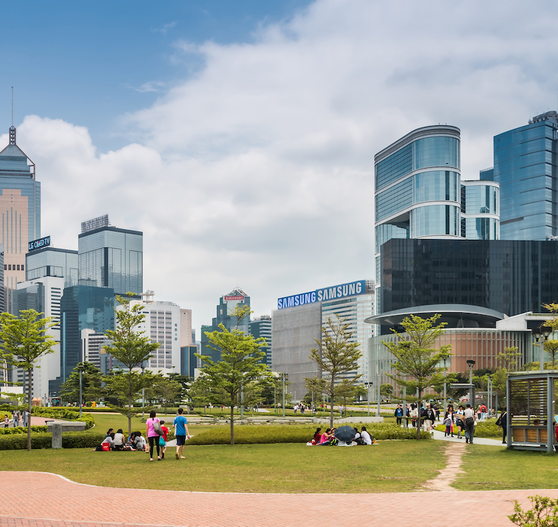 Hong Kong Central / Admiralty: Tamar Park