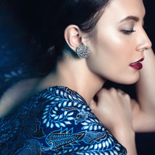 Blue Batik Design Cloth By Iwan Tirta Batik