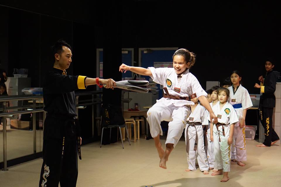 Girl ESF Kung Fu Hong Kong