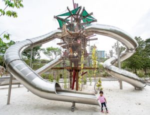 Huge Nature Playground At Lakeside Garden In Singapore