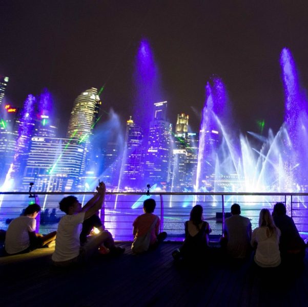 Light & Water Show Marina Bay Sands Singapore