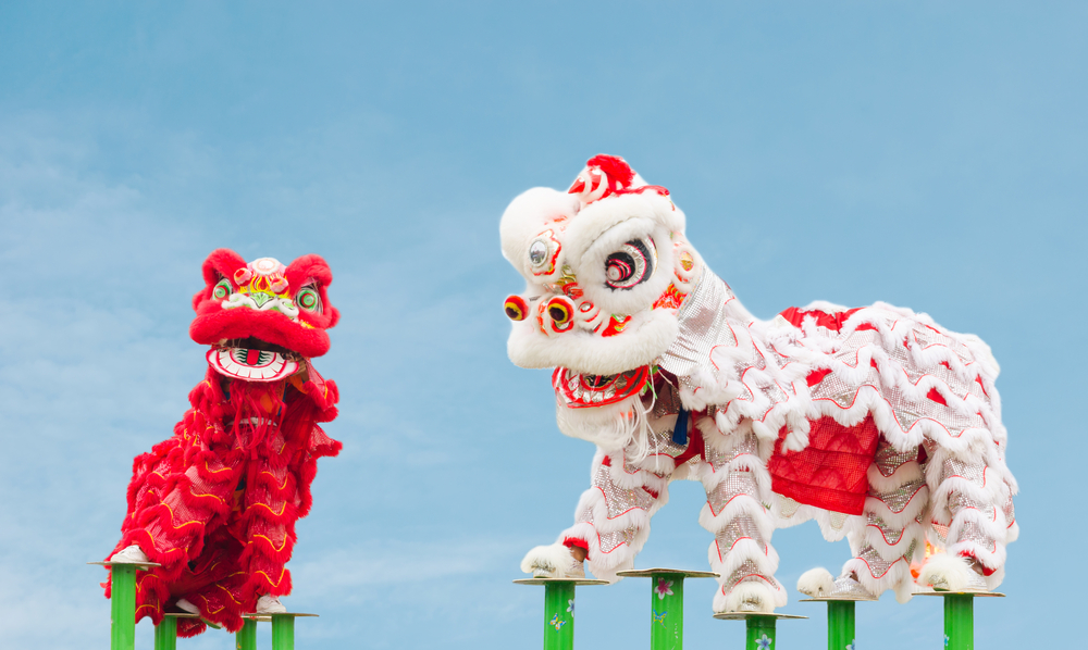 Singapore Lion dance competition