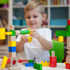 Child playing With Blocks At NIS Jakarta- A Nord Anglia Education School: South Jakarta