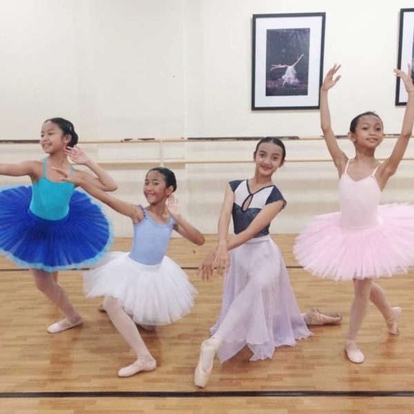 Girls Dancing Ballet At Namarina Dance Academy Jakarta