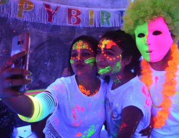 Neon Birthday Party For Kids At Chalk Party