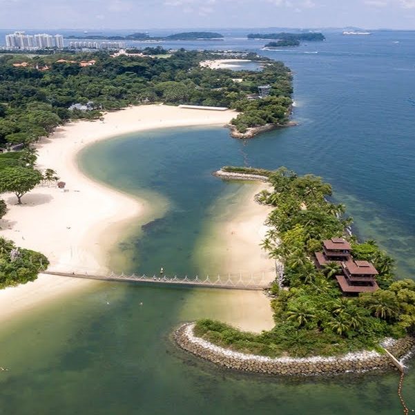 Shoreline Of Palawan Beach Singapore