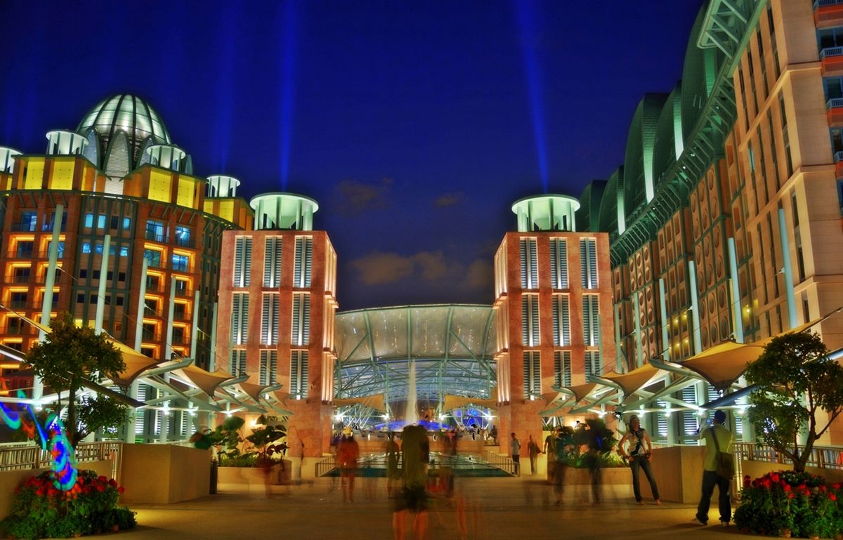 Stroller Friendly Walk at Resolds World Sentosa, Singapore