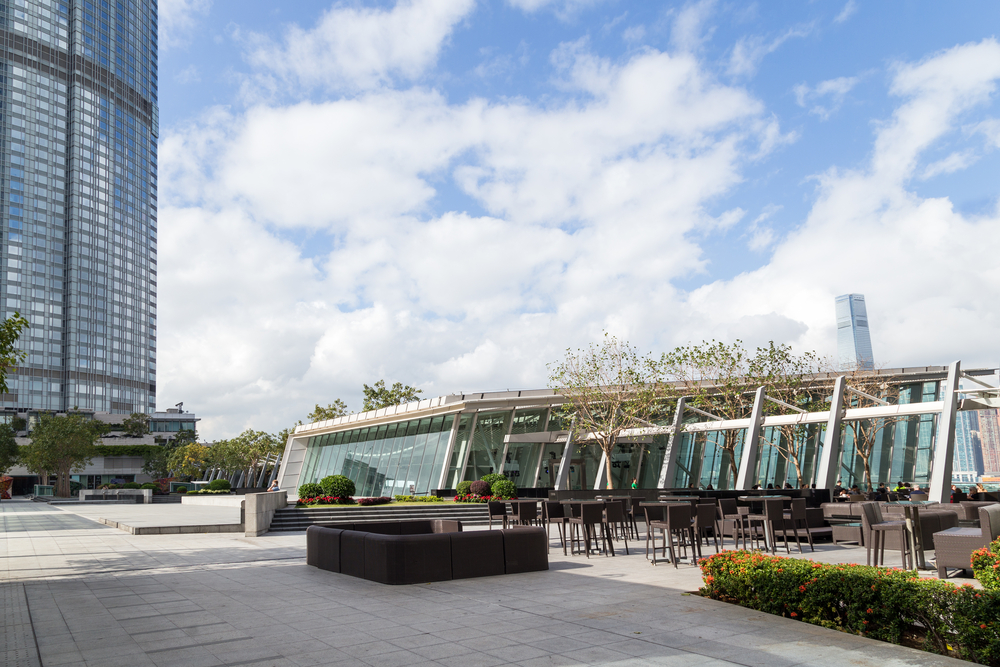 Visiting IFC Rooftop Garden in Central